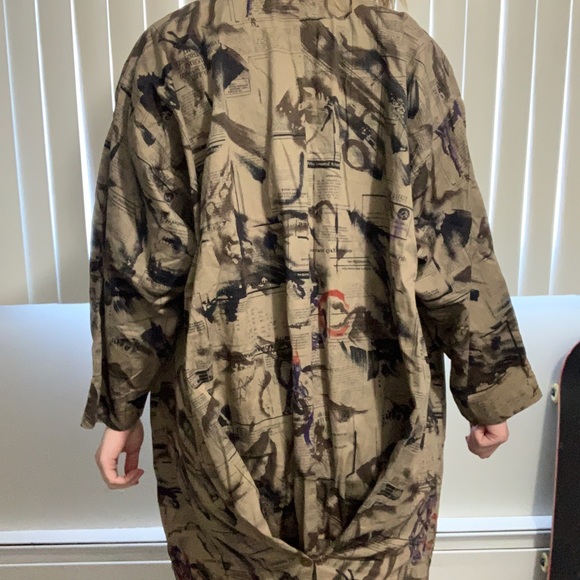 Newspaper Cotton Jacket - Picture 7 of 16